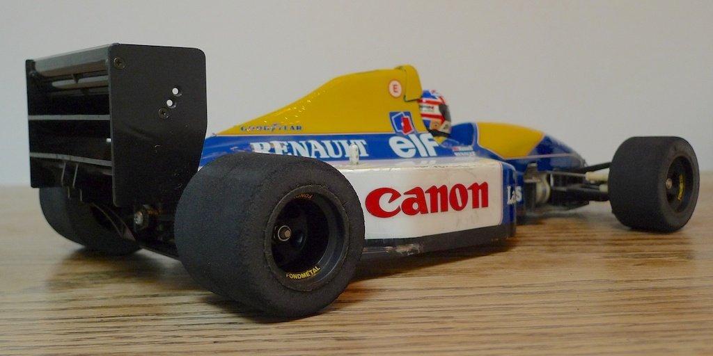 Bil Tamiya F101 Williams Renault - Nigel Mansell billede 5