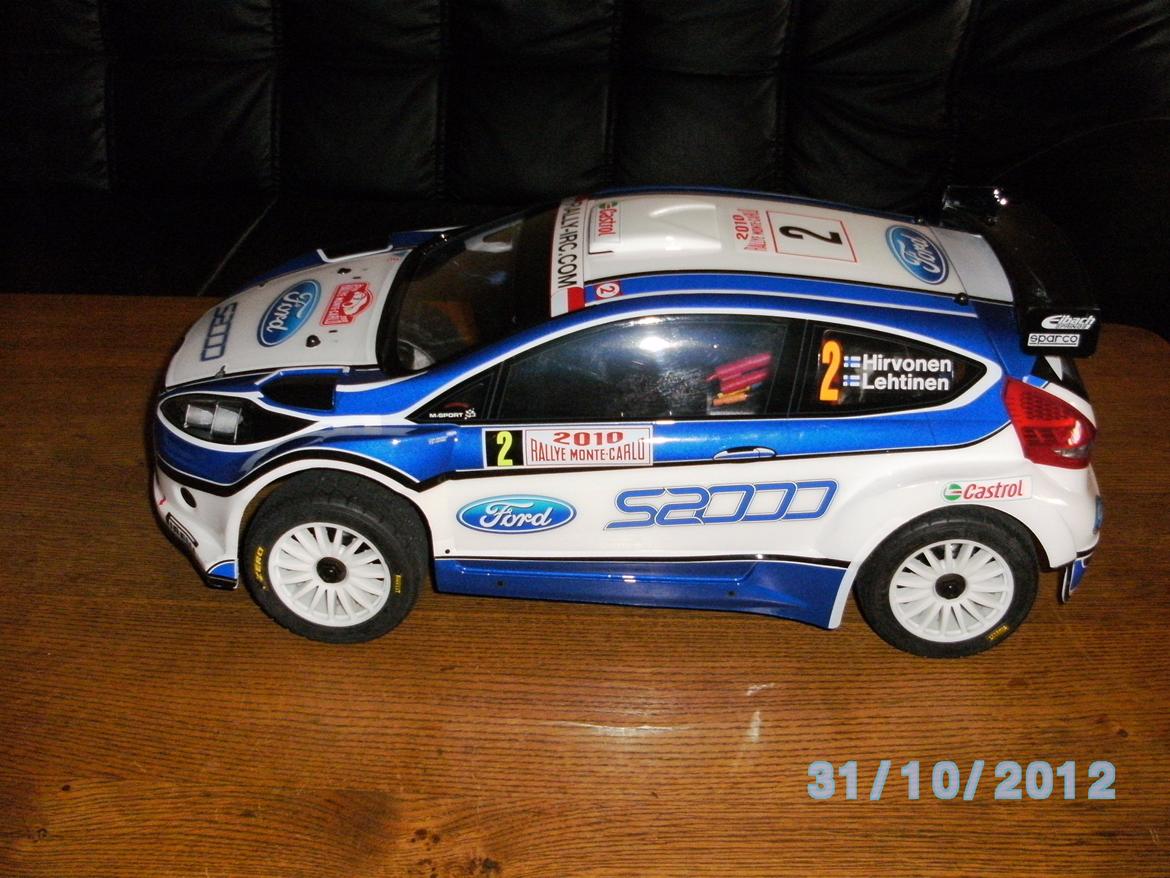 Bil kyosho drx ve ford fiesta Brushless 4WD Rally Car billede 2