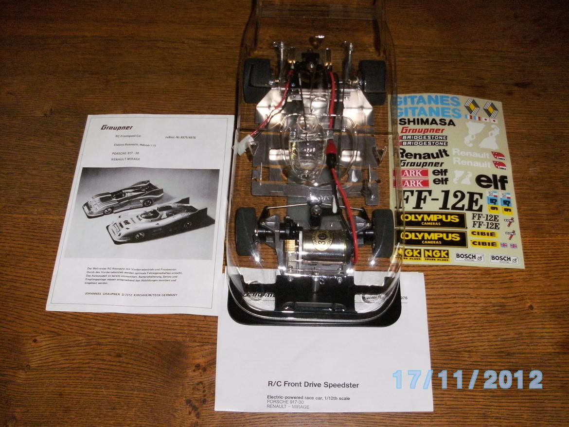 Bil graupner renault frontspeed ff-12e billede 2
