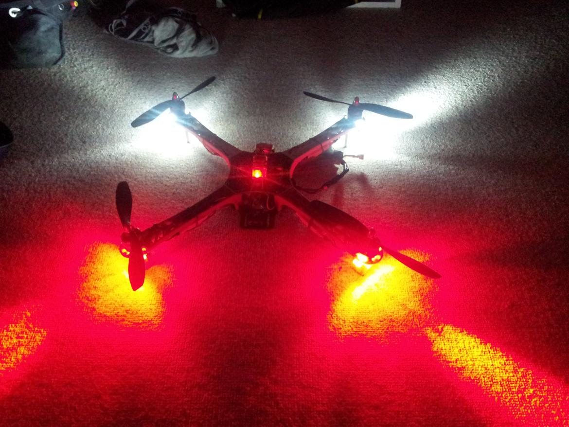 Multirotor dji f450 naza-m+gps fpv go pro 2 billede 1