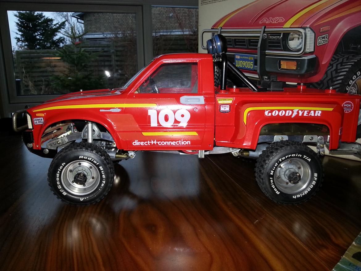 Off-Roader Tamiya Toyota Hilux 4x4 pickup 58028 billede 2