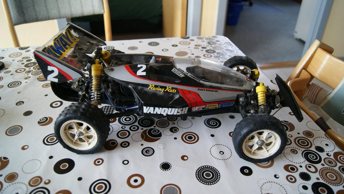 Buggy Tamiya Vanquish - Kit 58076 - Før billede - Sådan så den ud inden rengøring. billede 16