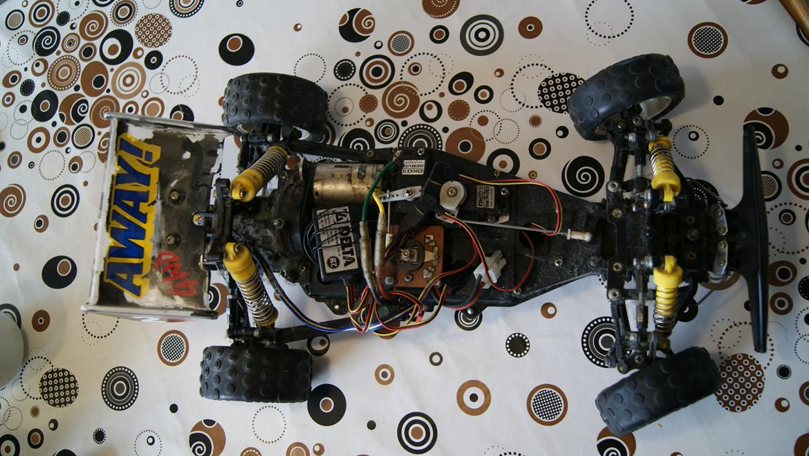 Buggy Tamiya Vanquish - Kit 58076 - Før billede - Den oprindelige elektronik. billede 17