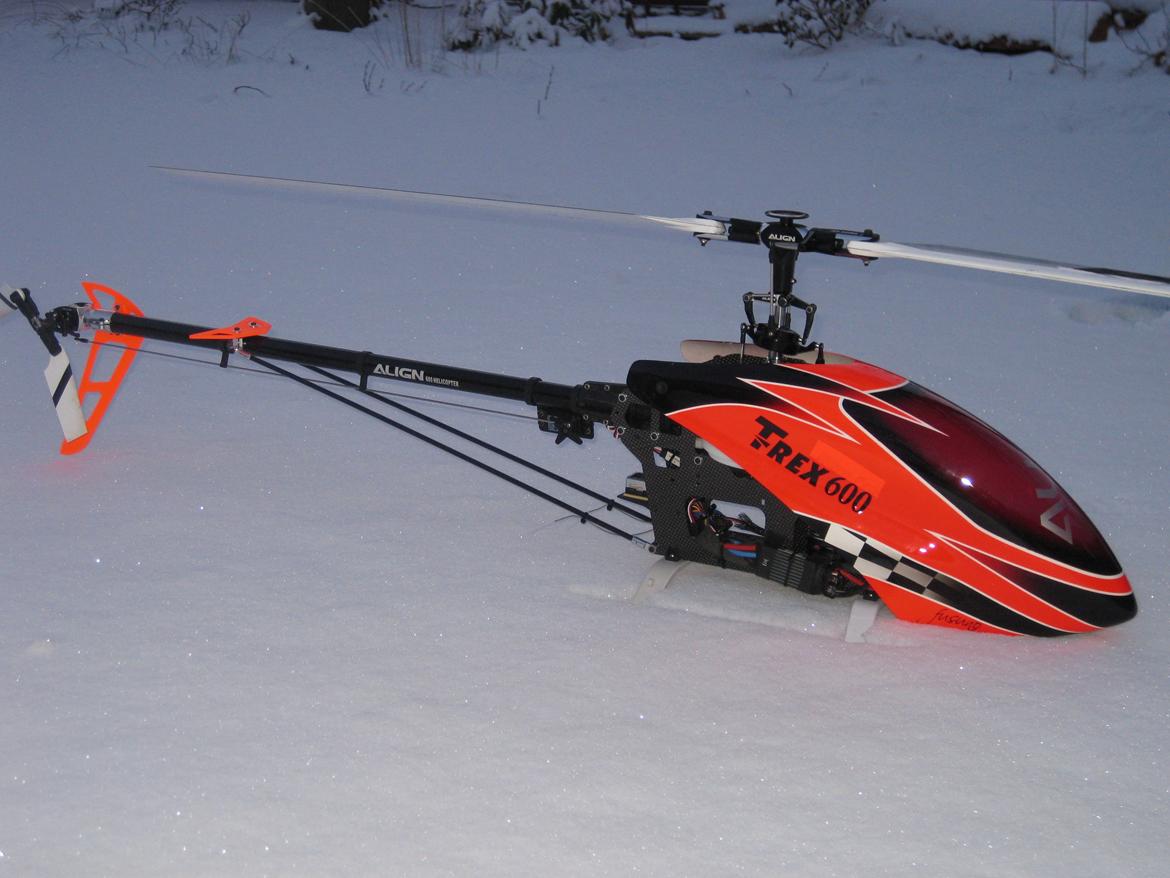 Helikopter T-REX 600 ESP 3GX (solgt) billede 3