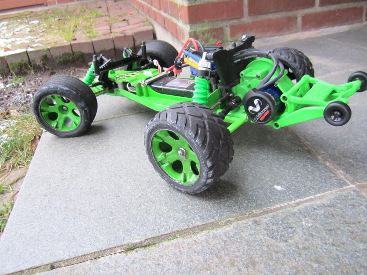 Buggy Traxxas Rustler VXL*Monster Energy Edition* billede 4