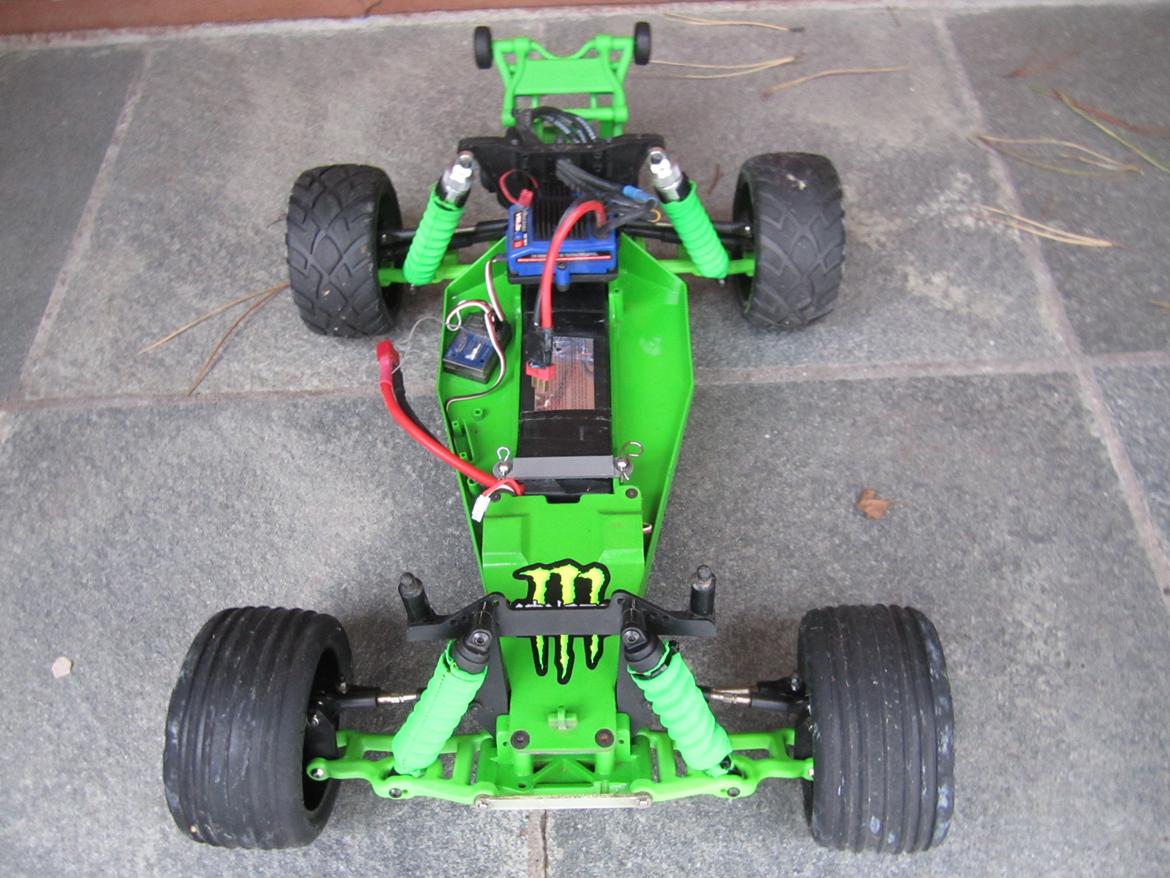 Buggy Traxxas Rustler VXL*Monster Energy Edition* billede 8