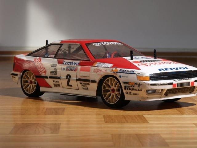 Bil Tamiya TA02 Toyota Celica GT 4 billede 1