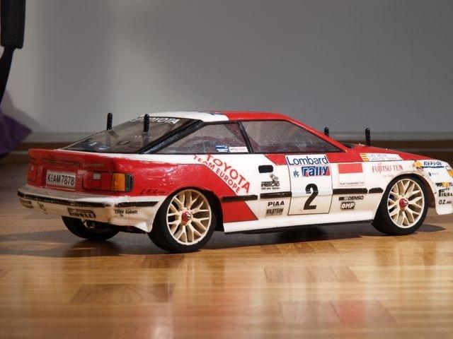 Bil Tamiya TA02 Toyota Celica GT 4 billede 4