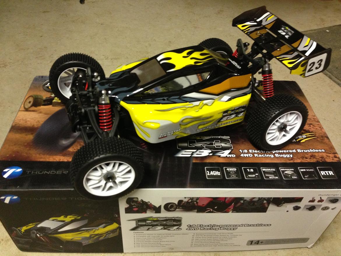 Buggy Thunder Tiger EB-4 G3 Brushless SOLGT billede 1