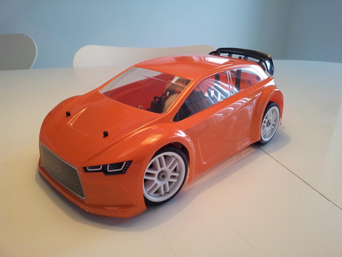 Bil Traxxas Rally 1/16 VXL"SOLGT" billede 4