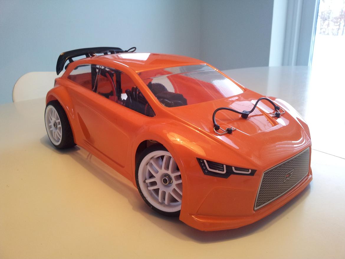 Bil Traxxas Rally 1/16 VXL"SOLGT" billede 5