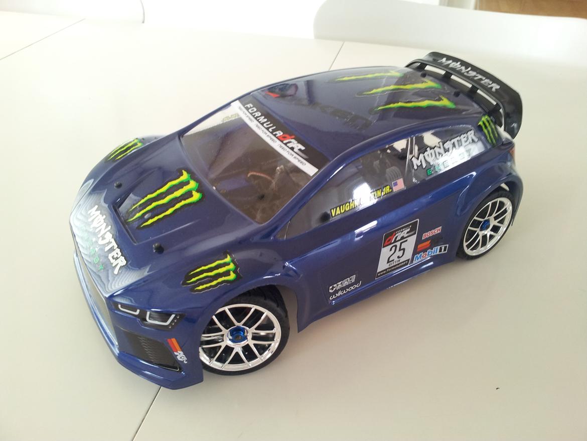 Bil Traxxas Rally 1/16 VXL"SOLGT" billede 13