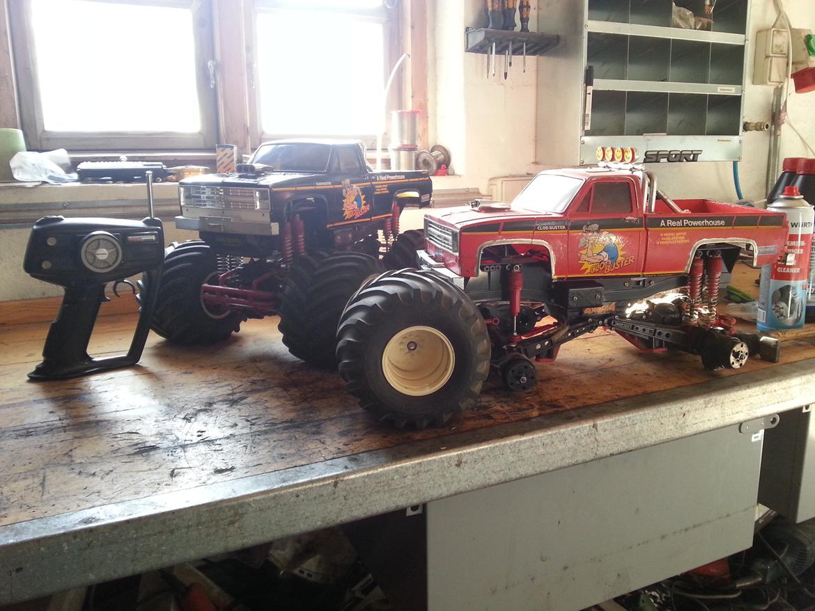 Off-Roader Tamiya Clodbuster - Her er de begge 2 samlet billede 6