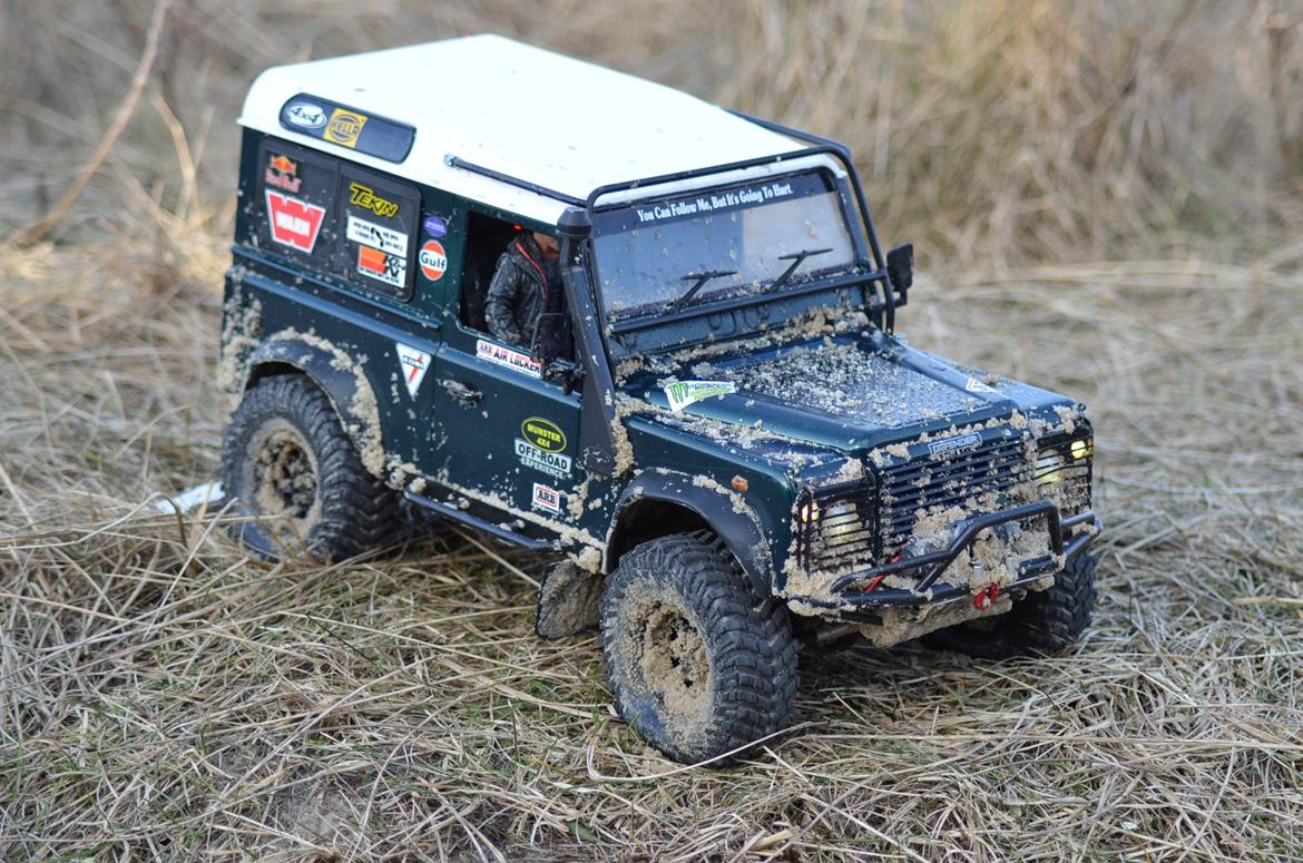 Off-Roader Land Rover D 90" Mex  (BRAD) - Ikke nogen god idé at kører lige bag ved Peder´s SCX op ad en sandsti ;-) billede 7