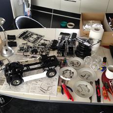 Lastbiler Tamiya Mercedes Actros Gigaspace 1851