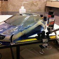 Bil Tamiya TT-01E Peugeot S207