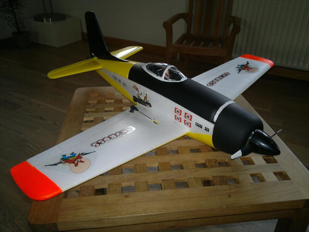 Fly Rarebear Funfighter R.I.P - Færdig samlet og klar til test tur (og den gik super fint) billede 1