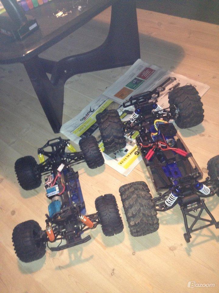 Bil Heng long mad truck 4wd - ved siden af min 1/8 bil billede 13