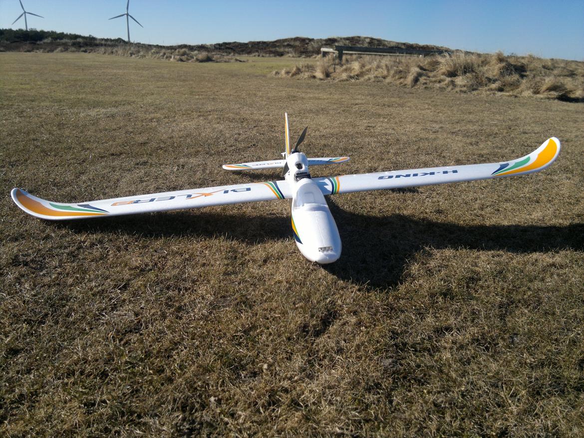 Fly Hobbyking Bixler 2 1500mm /Flaps GoPro/PV - Samlet klar til første tur billede 1