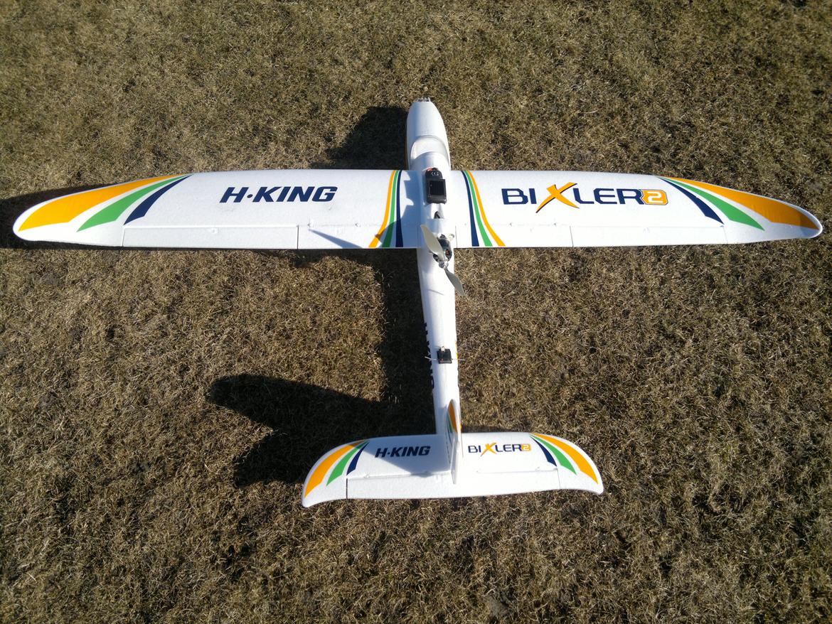 Fly Hobbyking Bixler 2 1500mm /Flaps GoPro/PV billede 12