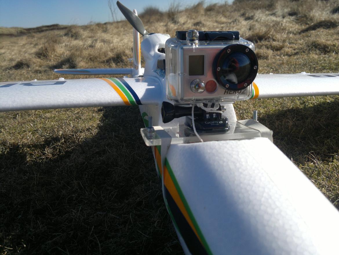 Fly Hobbyking Bixler 2 1500mm /Flaps GoPro/PV - GoPro mode billede 18