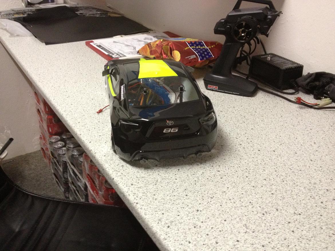 Bil Tamiya TA-06 SOLGT billede 9