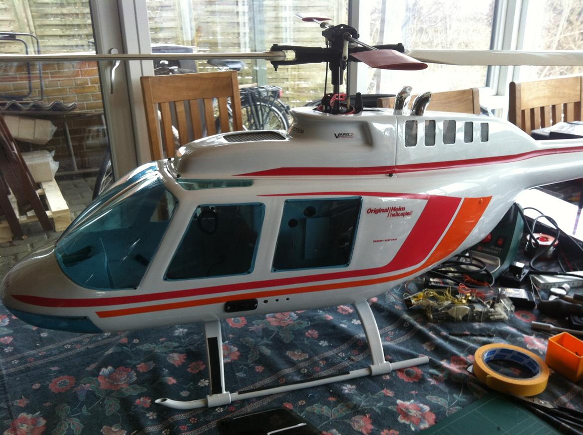 Helikopter Vario Jet Ranger SOLGT billede 3