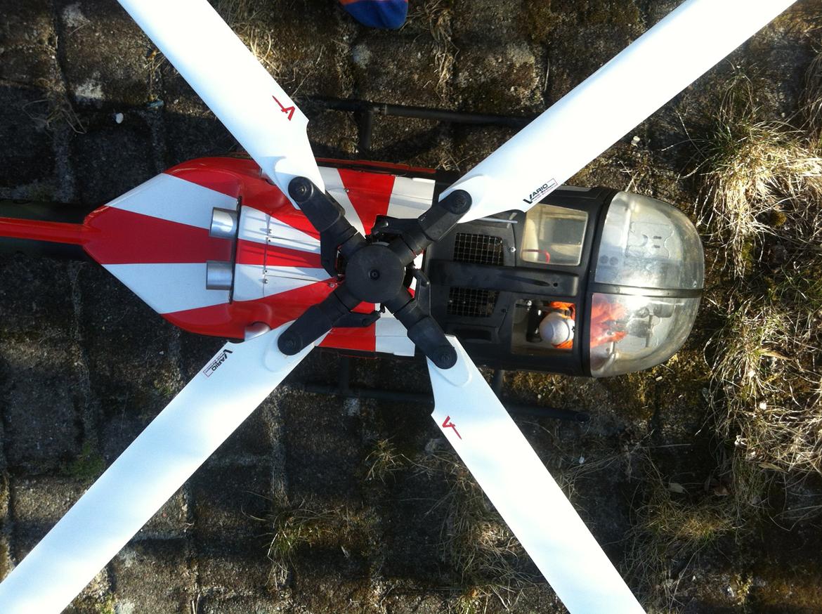 Helikopter BO-105 mil. graupner  billede 10