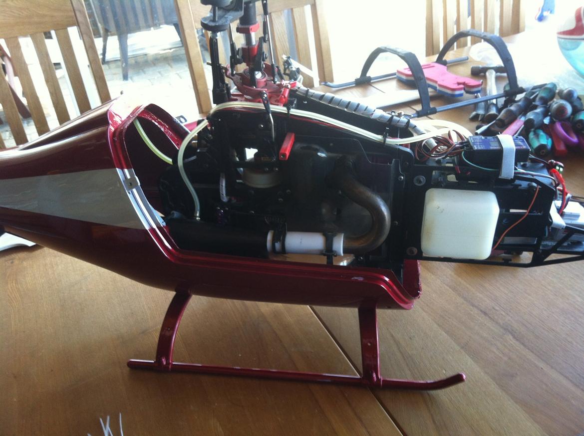 Helikopter Vario Flash SOLGT billede 11