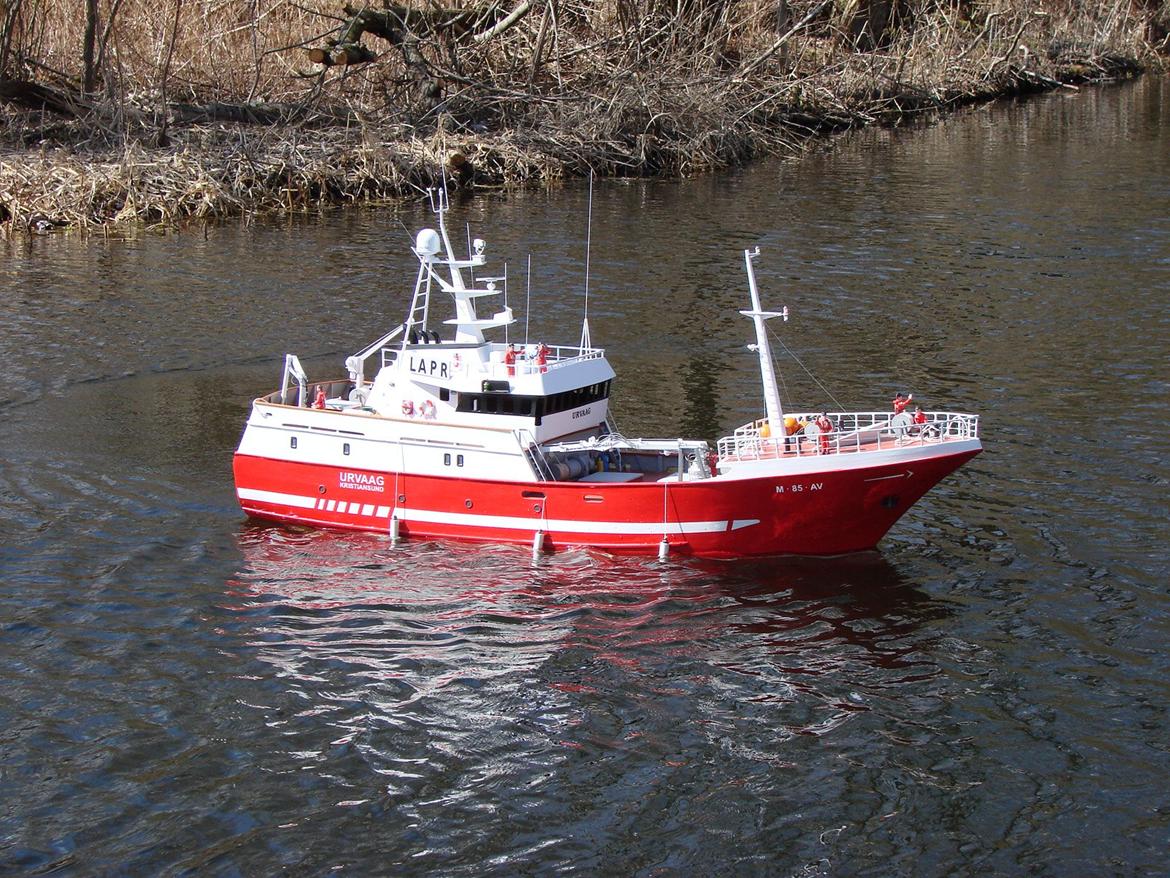 Båd Norsk linetrawler - Her er den så i sit rette element billede 3