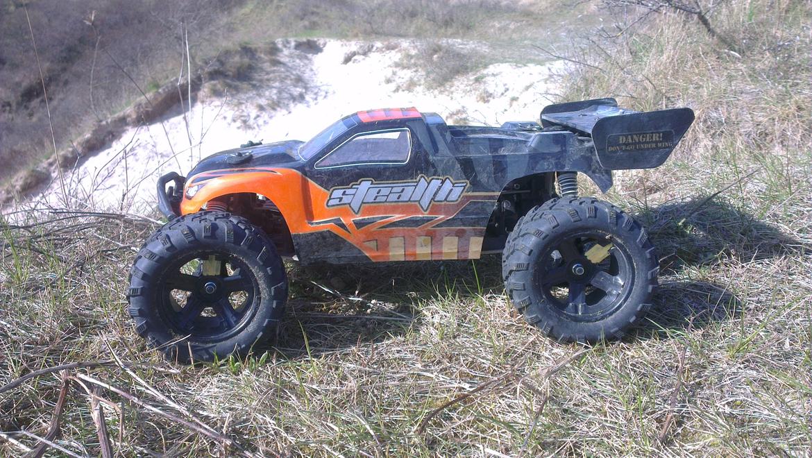 Bil Stealth X09 Truggy Brushless 2.4GHz (SOLGT) billede 6