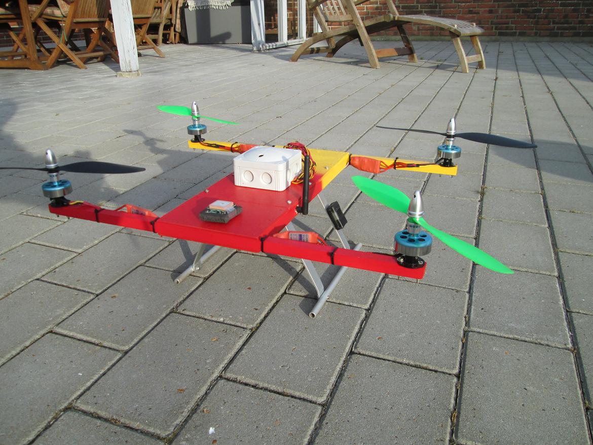 Multirotor Quadrocopter (H-frame) billede 3