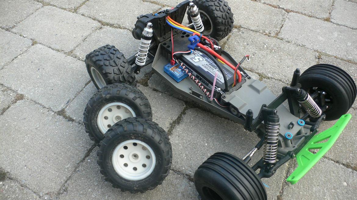 Truck Traxxas Rustler VXL Upgradet - Man kan aldrig få nok hjul! billede 9