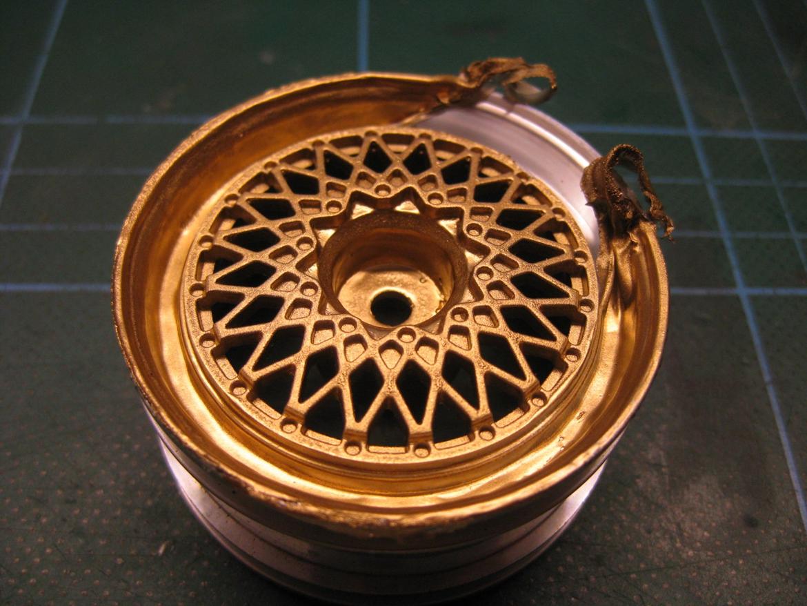 Bil Tamiya ta02rs (solgt) - Flydende maskering på vej af efter maling billede 15