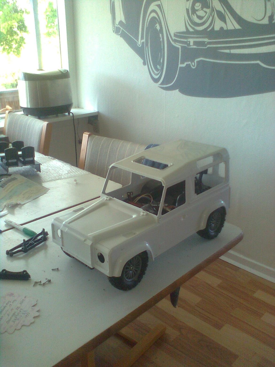 Off-Roader Tamiya CC-01 Land Rover Defender 90" - så kom karrossen hjem fra østeuropa. billede 19