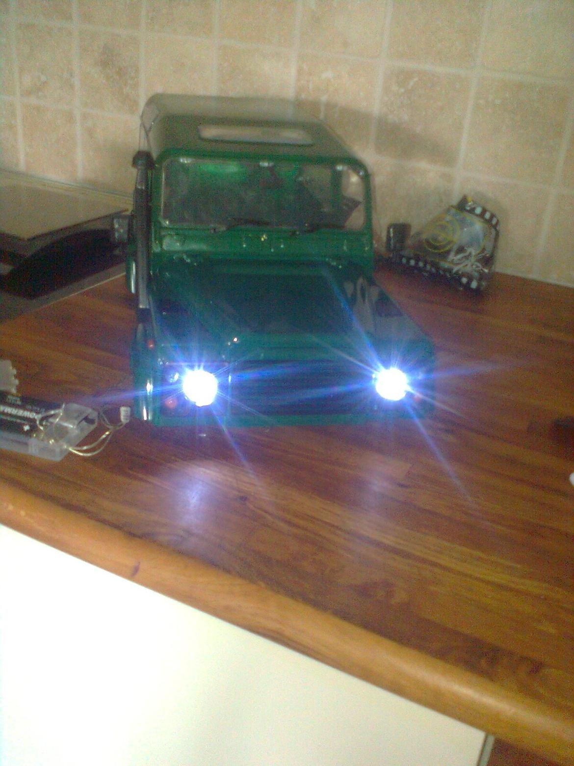 Off-Roader Tamiya CC-01 Land Rover Defender 90" - sjov med juletræskæden. billede 20