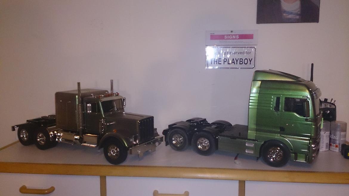 Lastbiler tamiya king hauler - her sammen med min makkers M.A.N.  billede 8