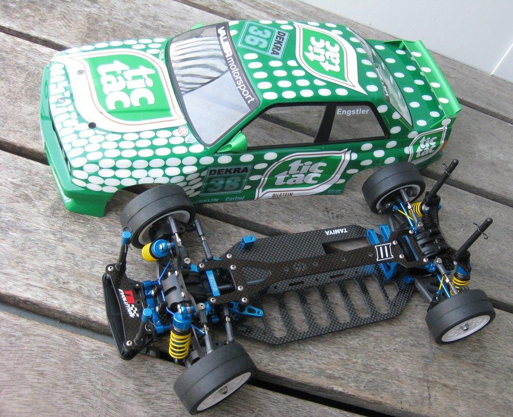 Bil Tamiya tb evolution 3 bmw (karosseri solgt) billede 10