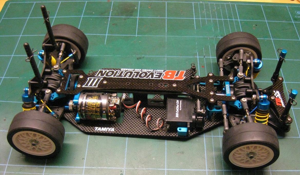 Bil Tamiya tb evolution 3 bmw (karosseri solgt) billede 11