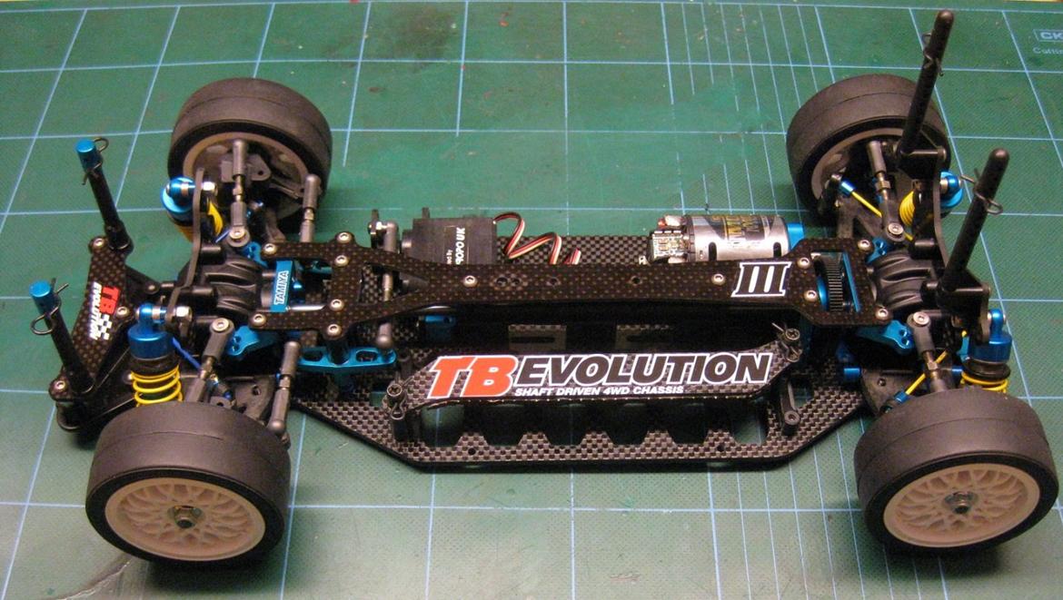 Bil Tamiya tb evolution 3 bmw (karosseri solgt) billede 12
