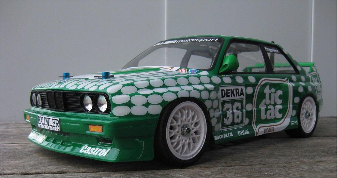 Bil Tamiya tb evolution 3 bmw (karosseri solgt) billede 1