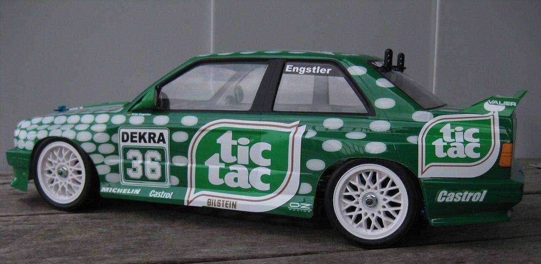 Bil Tamiya tb evolution 3 bmw (karosseri solgt) billede 4