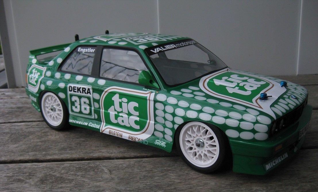 Bil Tamiya tb evolution 3 bmw (karosseri solgt) billede 3