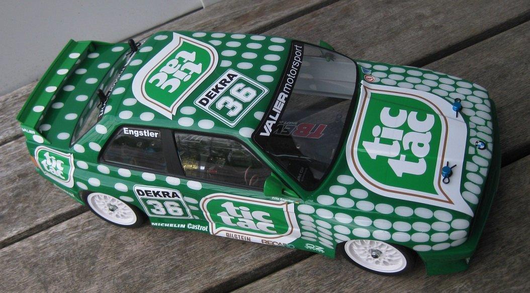 Bil Tamiya tb evolution 3 bmw (karosseri solgt) billede 5