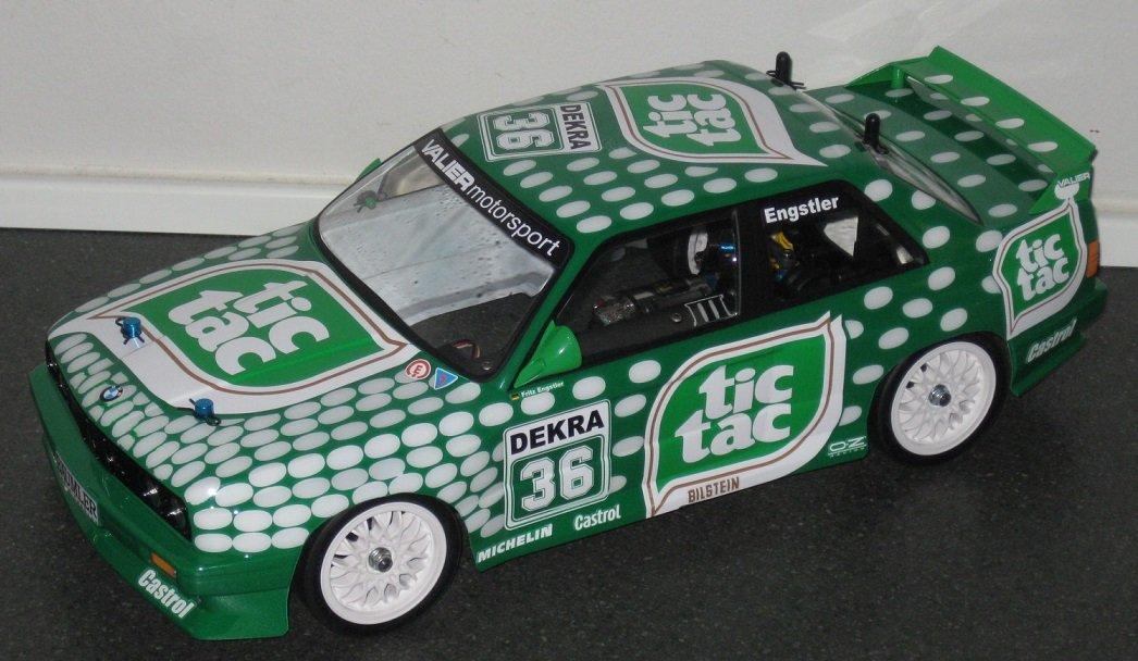 Bil Tamiya tb evolution 3 bmw (karosseri solgt) billede 6