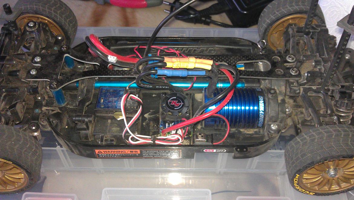 Bil Tamiya TT01E - med den nye ESC og motor billede 14