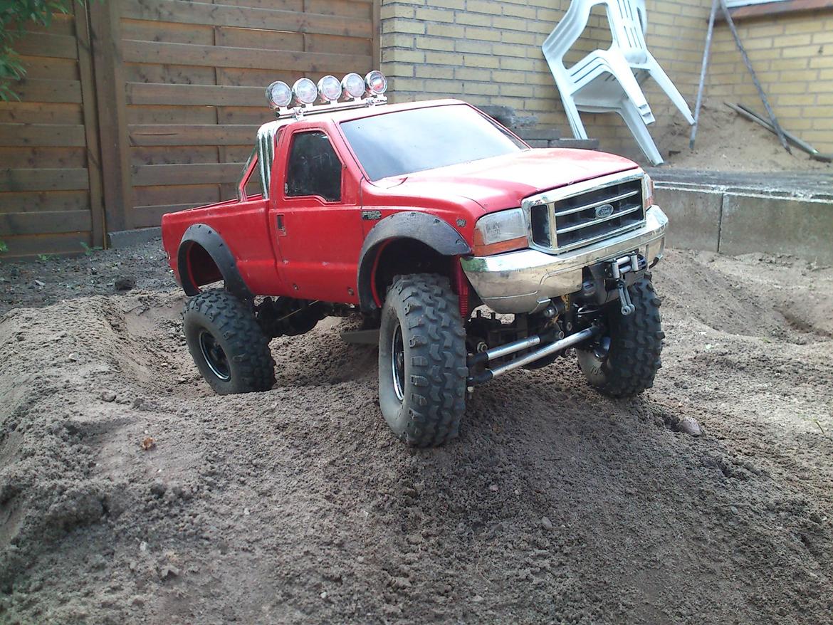 Off-Roader Tamiya Ford F-350 High-Lift(solgt) billede 1