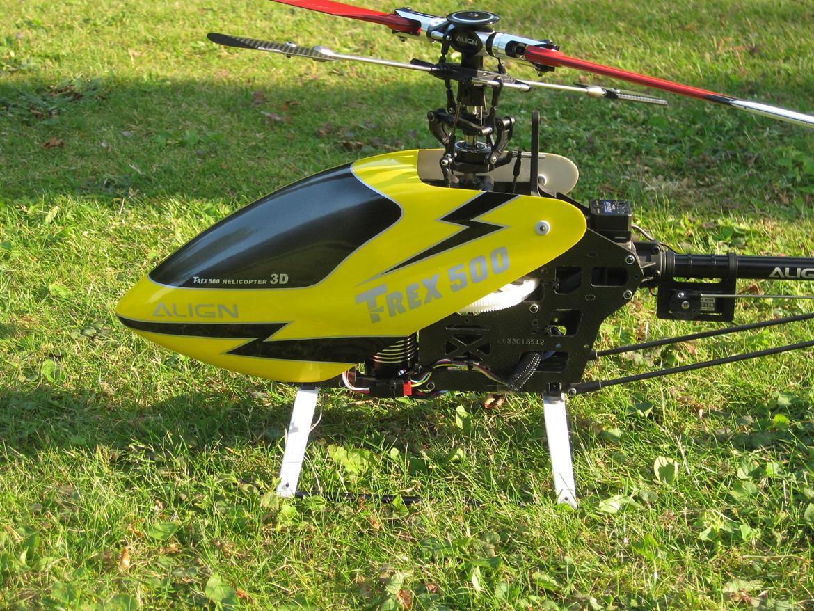 Helikopter T-REX 500 E (solgt) billede 4