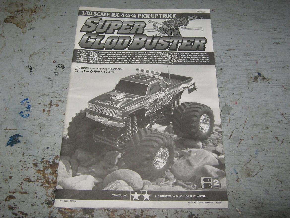 Truck tamiya super clod buster billede 14