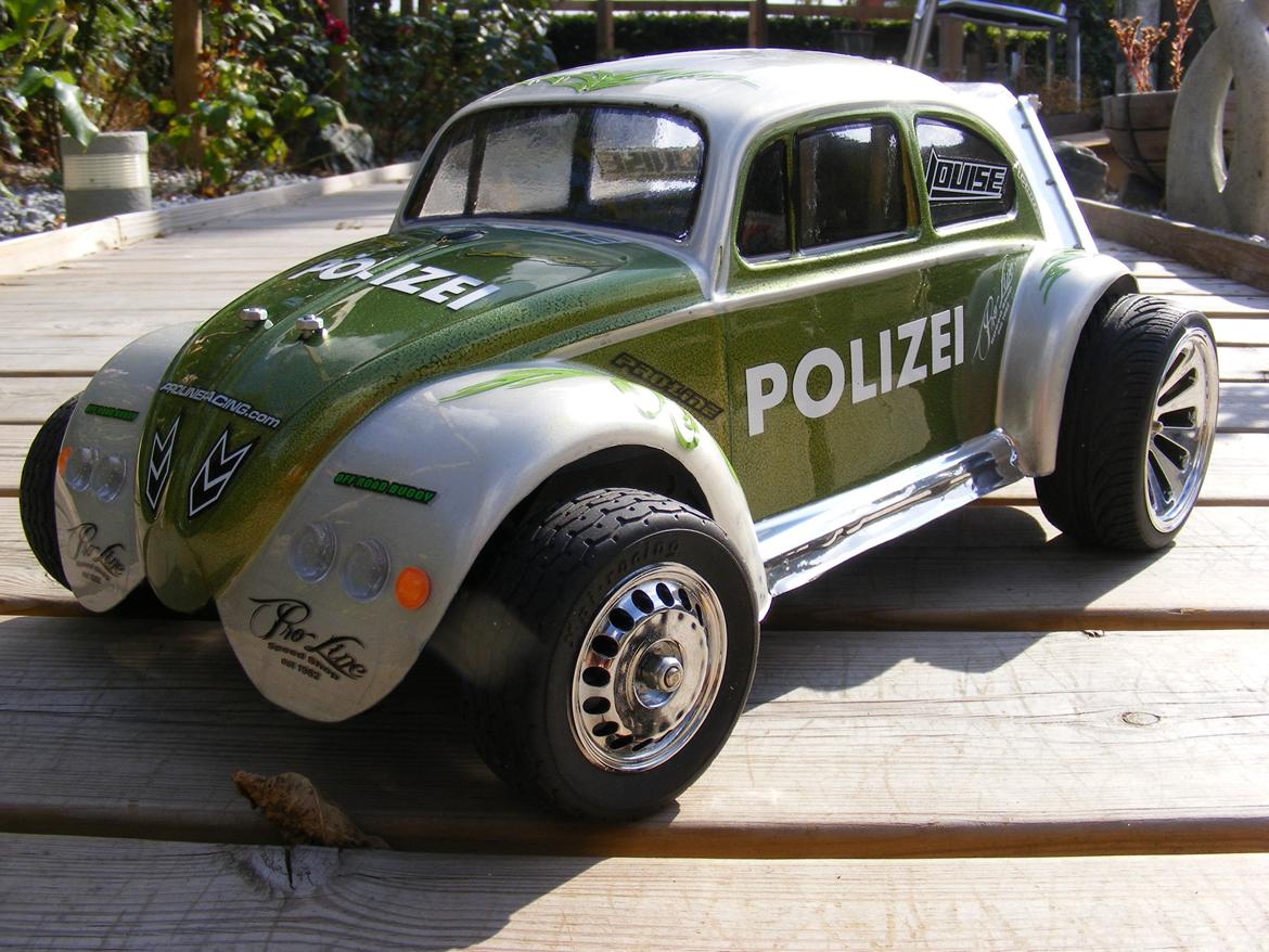 Bil VW Beetle Polizei Street Rod billede 1